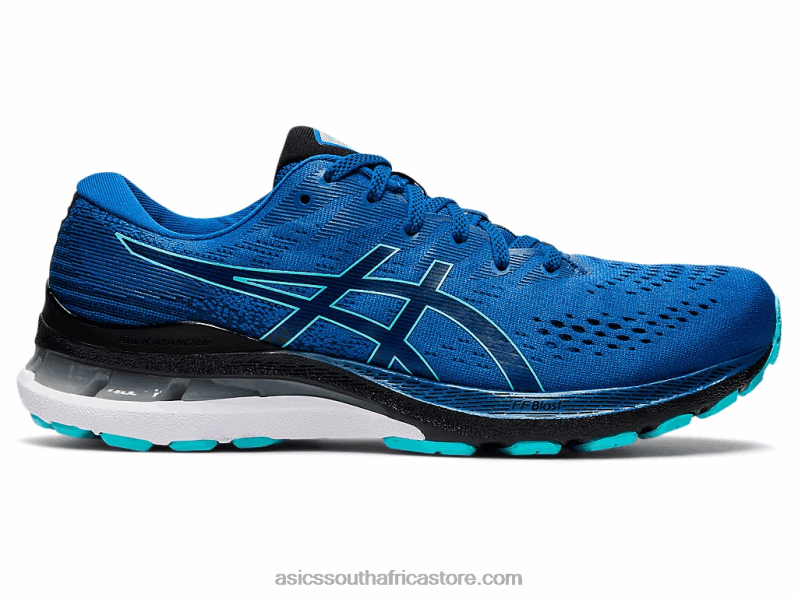 Men Asics Gel-Kayano 28 LH4X01547 Lake Drive/Black