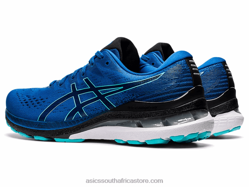 Men Asics Gel-Kayano 28 LH4X01547 Lake Drive/Black