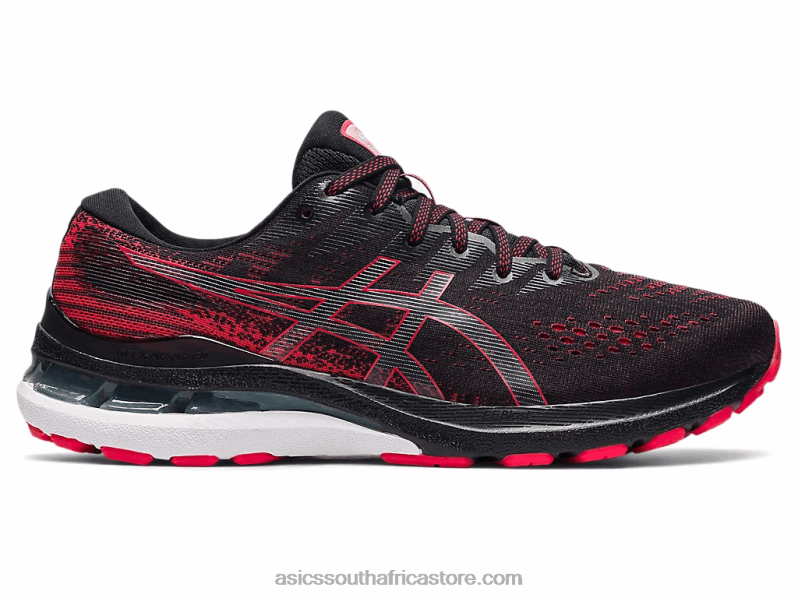 Men Asics Gel-Kayano 28 LH4X01878 Black/Electric Red