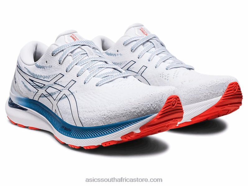 Men Asics Gel-Kayano 29 LH4X01170 White/Deep Ocean