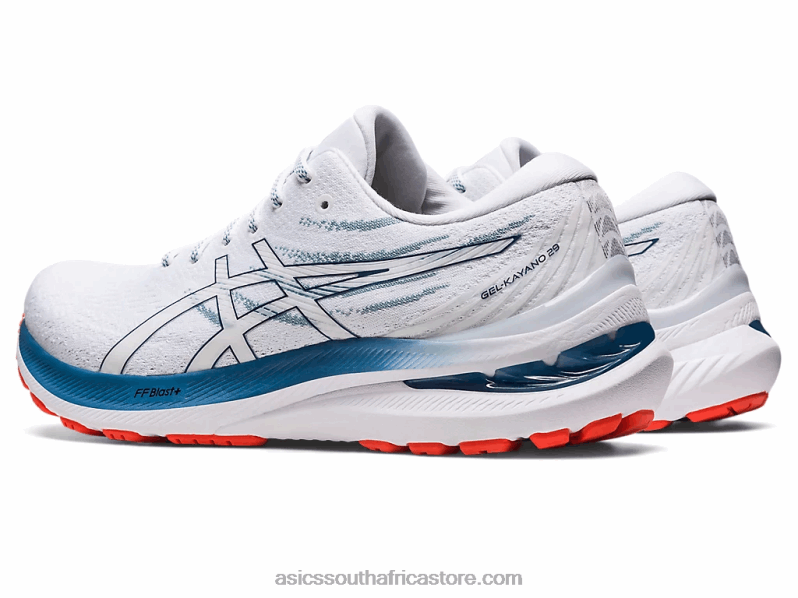 Men Asics Gel-Kayano 29 LH4X01170 White/Deep Ocean
