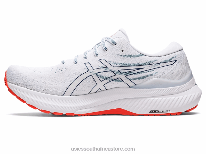 Men Asics Gel-Kayano 29 LH4X01170 White/Deep Ocean