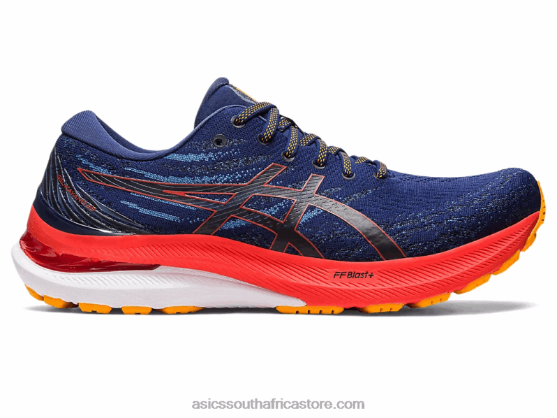 Men Asics Gel-Kayano 29 LH4X01175 Deep Ocean/Cherry Tomato