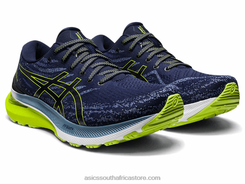 Men Asics Gel-Kayano 29 LH4X0159 Midnight/Lime Zest