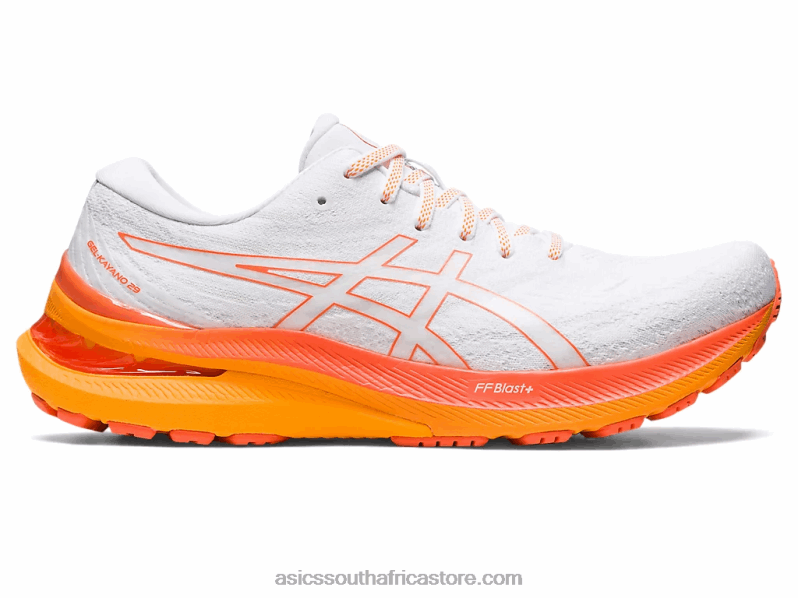Men Asics Gel-Kayano 29 LH4X0330 White/Nova Orange