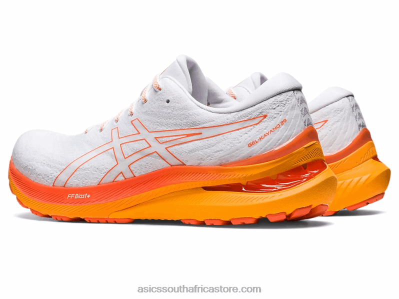 Men Asics Gel-Kayano 29 LH4X0330 White/Nova Orange