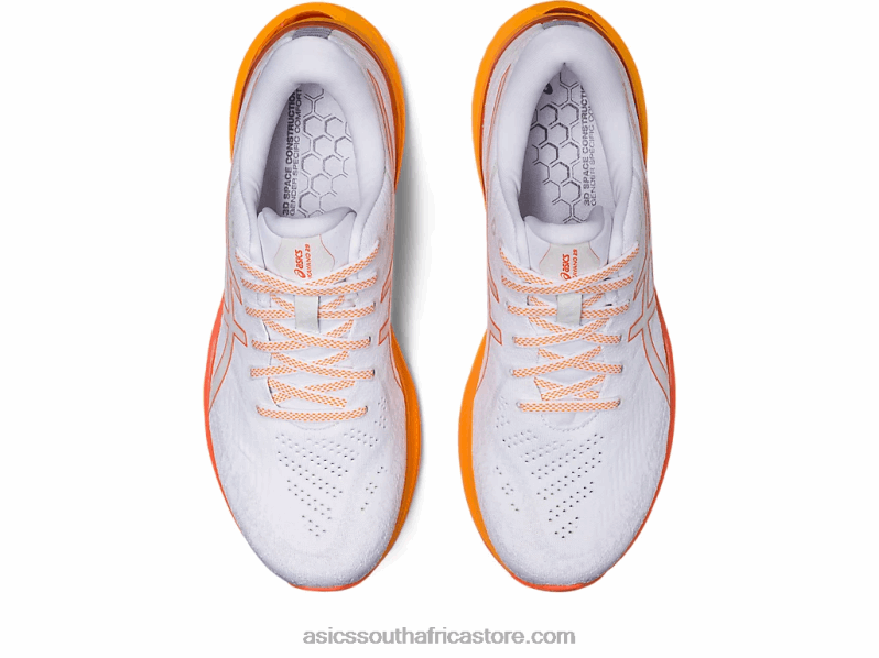 Men Asics Gel-Kayano 29 LH4X0330 White/Nova Orange