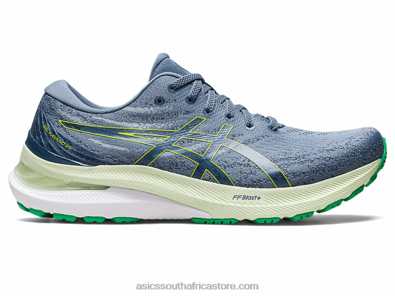 Men Asics Gel-Kayano 29 LH4X0380 Steel Blue/Lime Zest