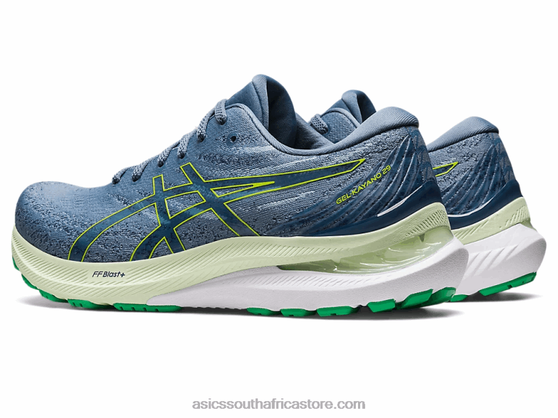 Men Asics Gel-Kayano 29 LH4X0380 Steel Blue/Lime Zest