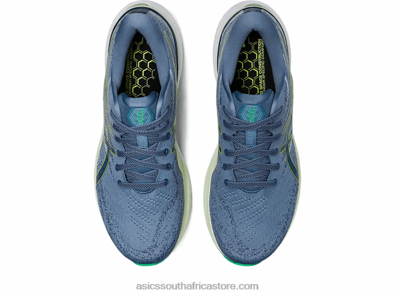 Men Asics Gel-Kayano 29 LH4X0380 Steel Blue/Lime Zest