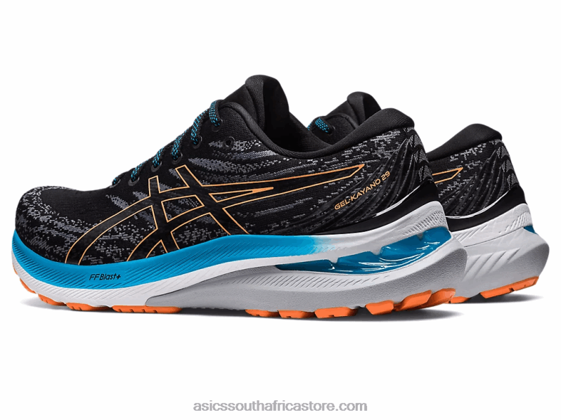 Men Asics Gel-Kayano 29 LH4X0397 Black/Sun Peach