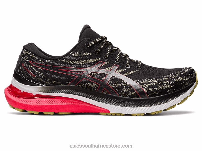 Men Asics Gel-Kayano 29 LH4X0431 Black/Electric Red