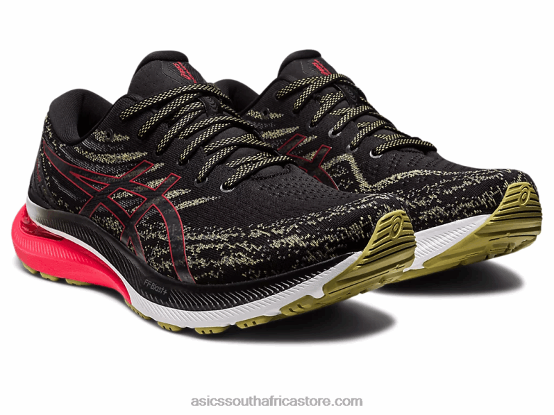 Men Asics Gel-Kayano 29 LH4X0431 Black/Electric Red