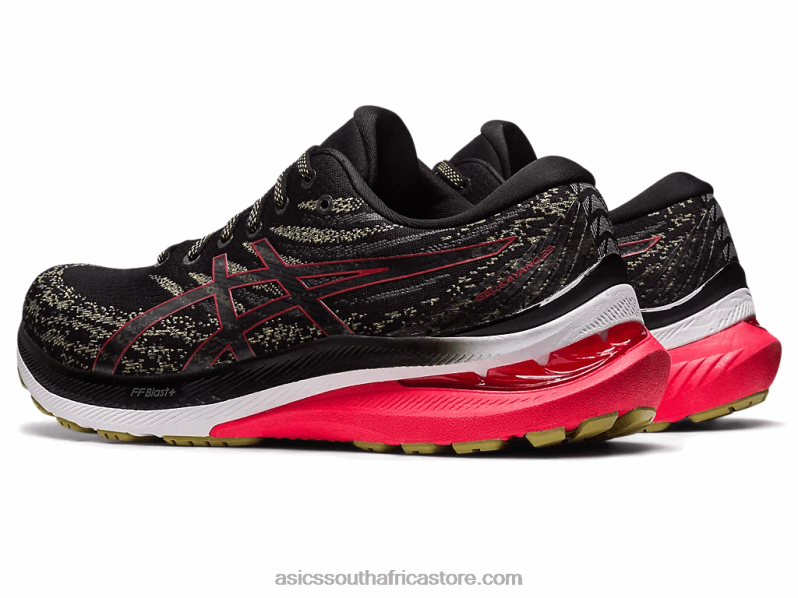 Men Asics Gel-Kayano 29 LH4X0431 Black/Electric Red