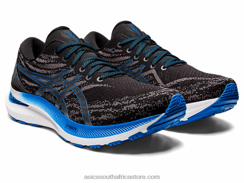 Men Asics Gel-Kayano 29 LH4X0930 Black/Electric Blue