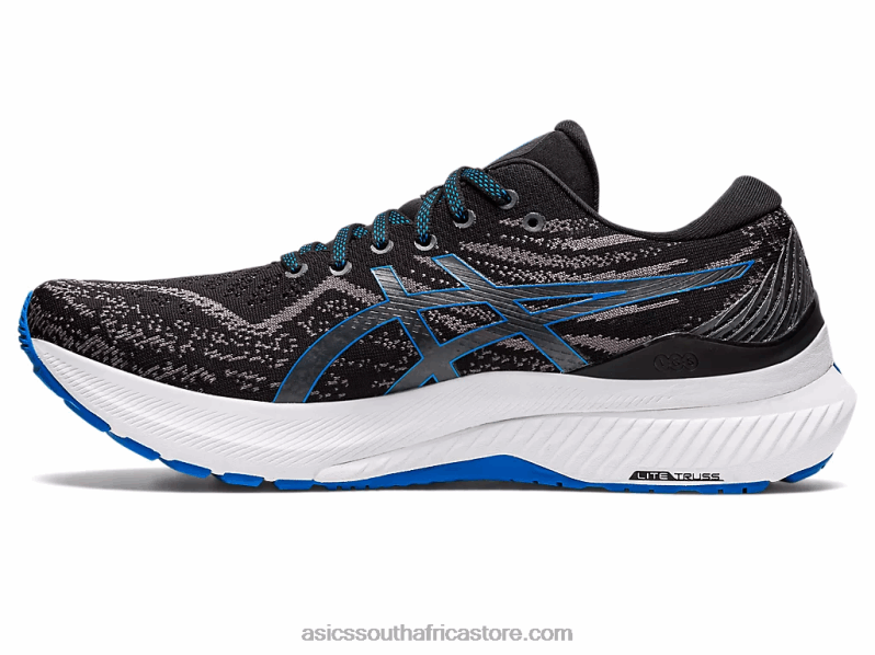 Men Asics Gel-Kayano 29 LH4X0930 Black/Electric Blue