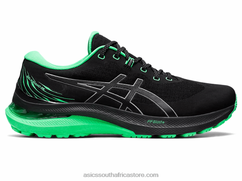 Men Asics Gel-Kayano 29 Lite-Show LH4X0725 Black/New Leaf