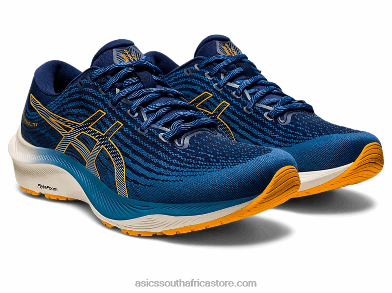 Men Asics Gel-Kayano Lite 3 LH4X0796 Azure/Amber