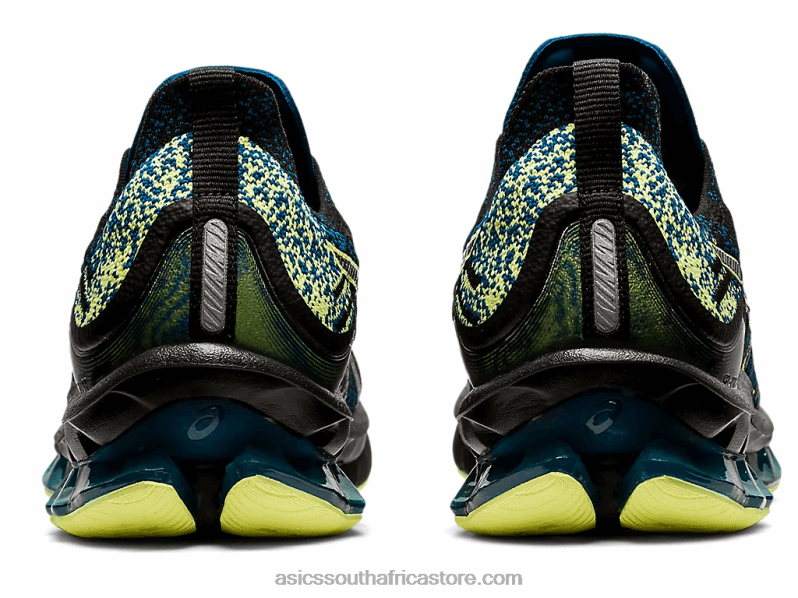 Men Asics Gel-Kinsei Blast LH4X01680 Black/Glow Yellow