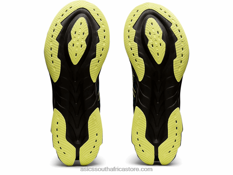 Men Asics Gel-Kinsei Blast LH4X01680 Black/Glow Yellow