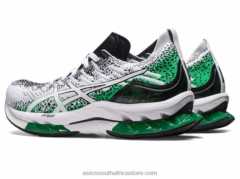 Men Asics Gel-Kinsei Blast LH4X0448 White/Cilantro