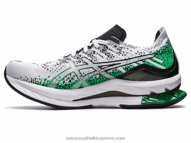 Men Asics Gel-Kinsei Blast LH4X0448 White/Cilantro