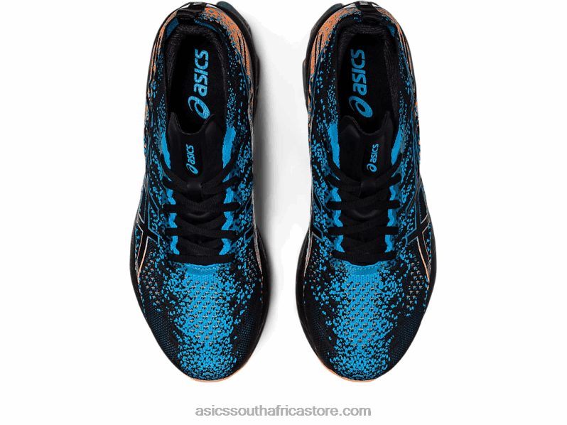 Men Asics Gel-Kinsei Blast LH4X0459 Black/Island Blue
