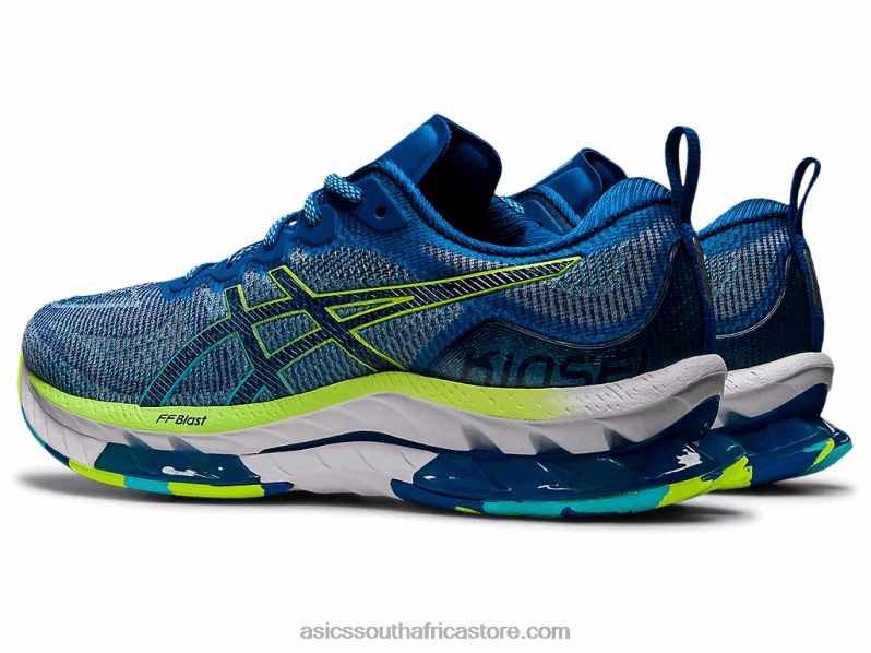 Men Asics Gel-Kinsei Blast Le LH4X01537 Lake Drive/Hazard Green