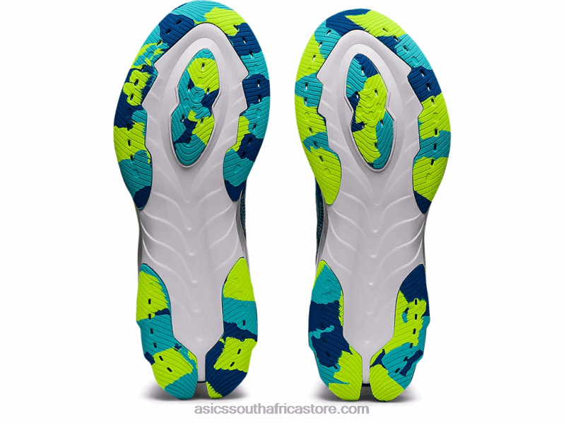 Men Asics Gel-Kinsei Blast Le LH4X01537 Lake Drive/Hazard Green