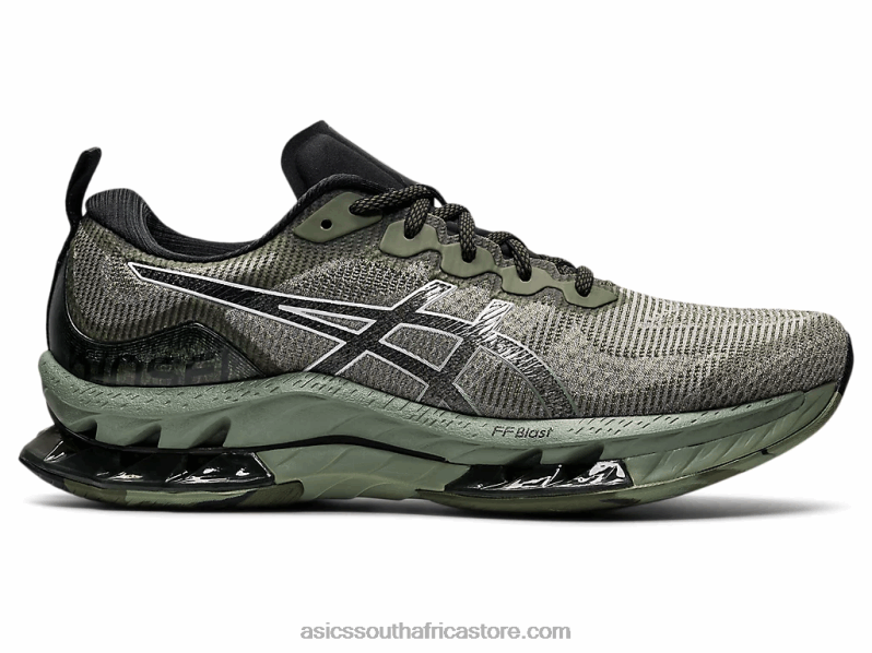 Men Asics Gel-Kinsei Blast Le LH4X0654 Lichen Green/White