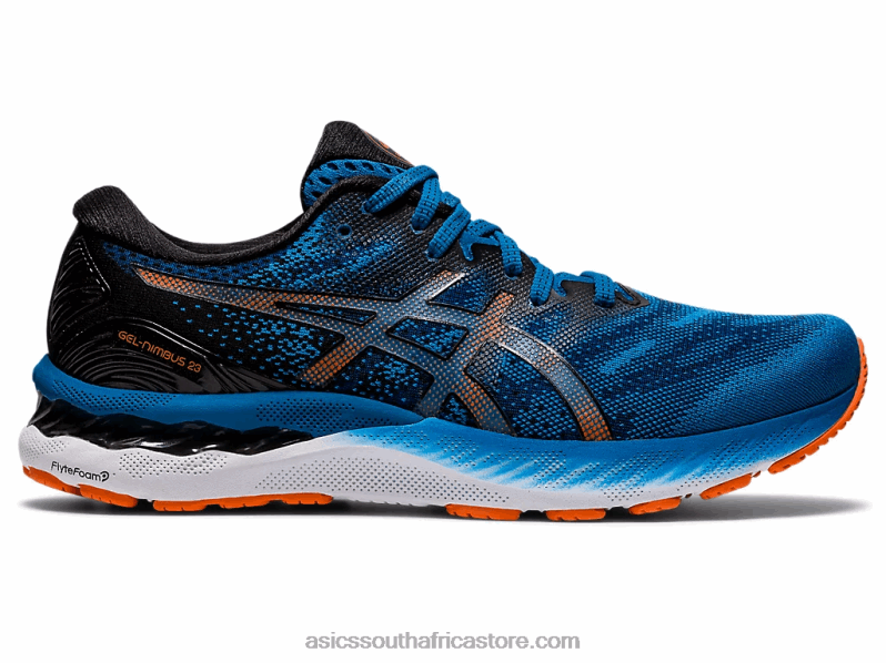 Men Asics Gel-Nimbus 23 LH4X01945 Reborn Blue/Black