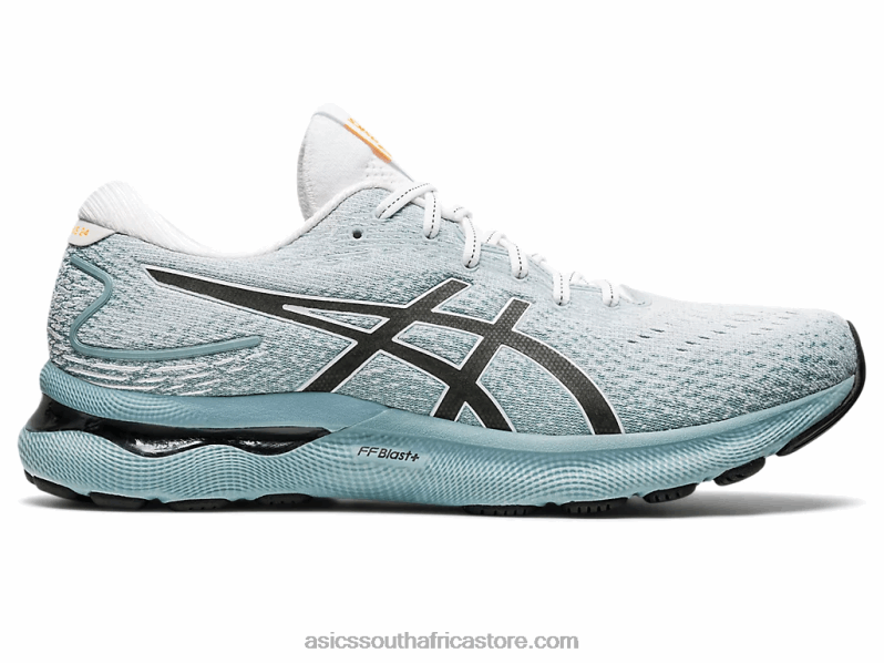 Men Asics Gel-Nimbus 24 LH4X01023 Light Steel/White