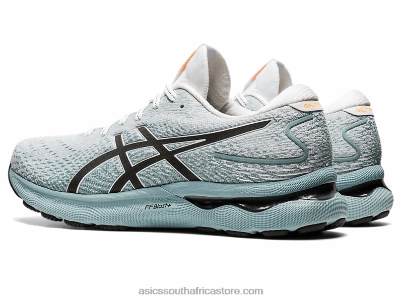Men Asics Gel-Nimbus 24 LH4X01023 Light Steel/White