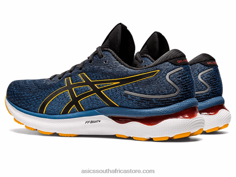 Men Asics Gel-Nimbus 24 LH4X01025 Azure/Amber