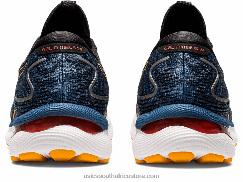 Men Asics Gel-Nimbus 24 LH4X01025 Azure/Amber