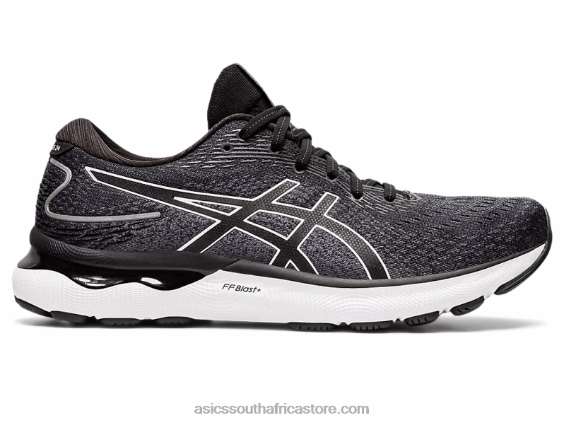 Men Asics Gel-Nimbus 24 LH4X01549 Black/White