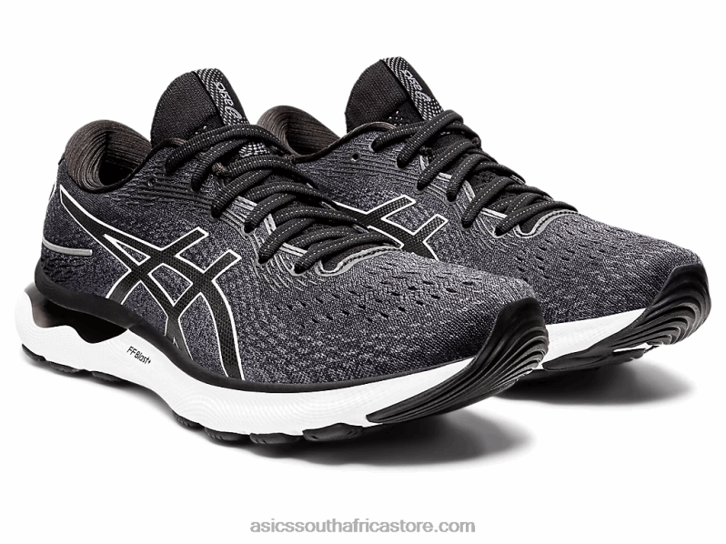 Men Asics Gel-Nimbus 24 LH4X01549 Black/White