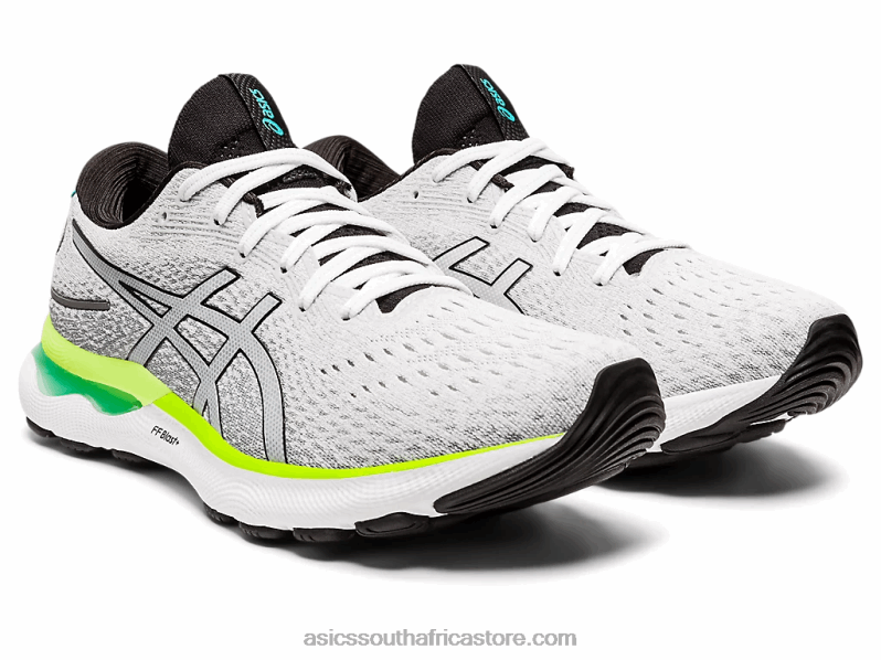 Men Asics Gel-Nimbus 24 LH4X01553 White/Black
