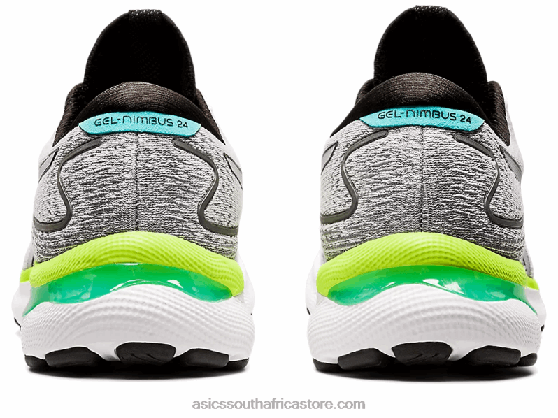 Men Asics Gel-Nimbus 24 LH4X01553 White/Black
