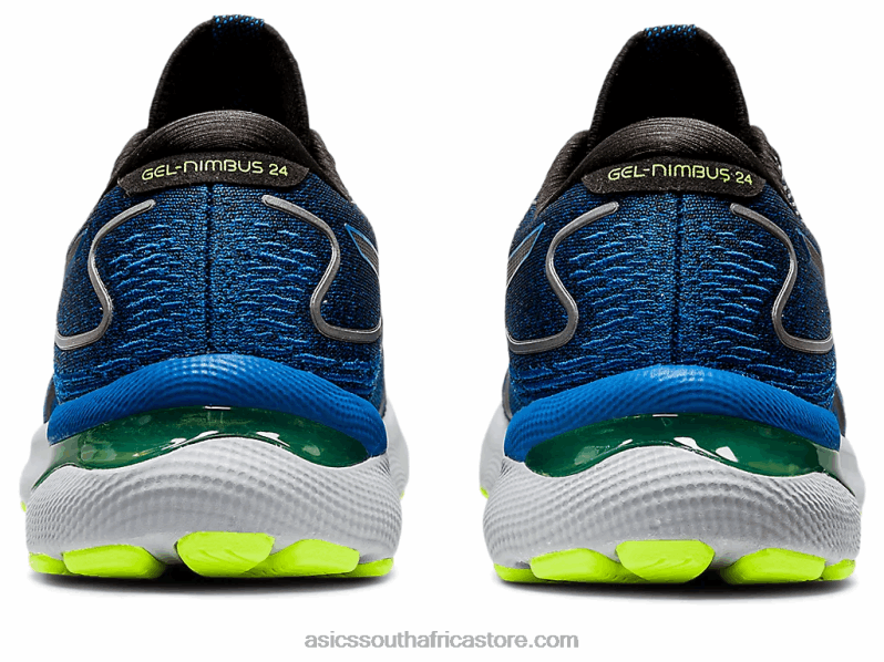 Men Asics Gel-Nimbus 24 LH4X01554 Black/Lake Drive