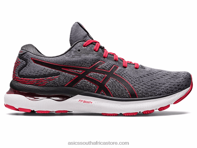 Men Asics Gel-Nimbus 24 LH4X0213 Metropolis/Classic Red