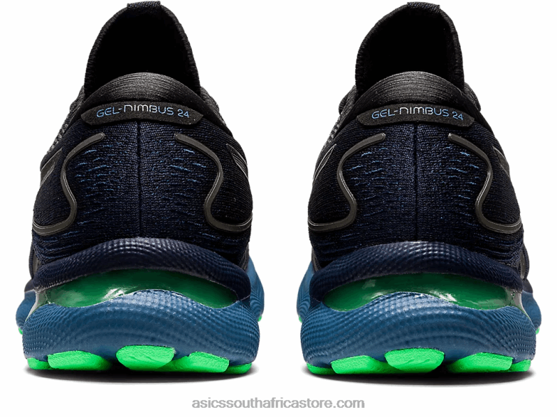 Men Asics Gel-Nimbus 24 LH4X0663 Black/Gunmetal