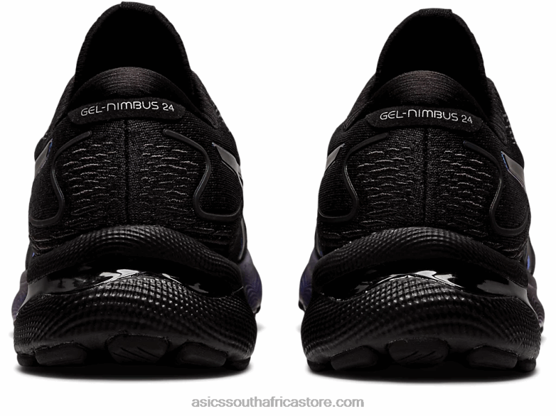Men Asics Gel-Nimbus 24 Platinum LH4X0778 Black