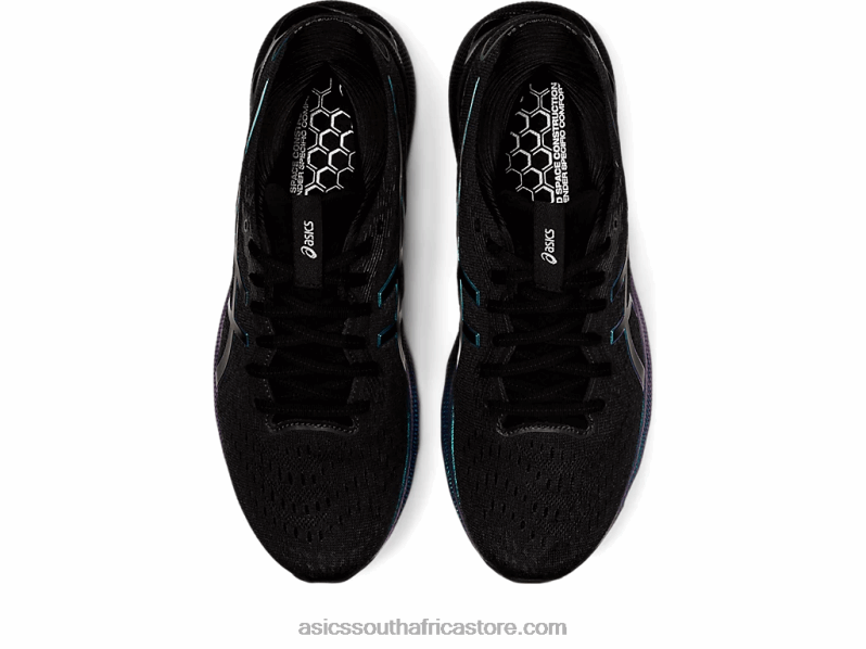 Men Asics Gel-Nimbus 24 Platinum LH4X0778 Black