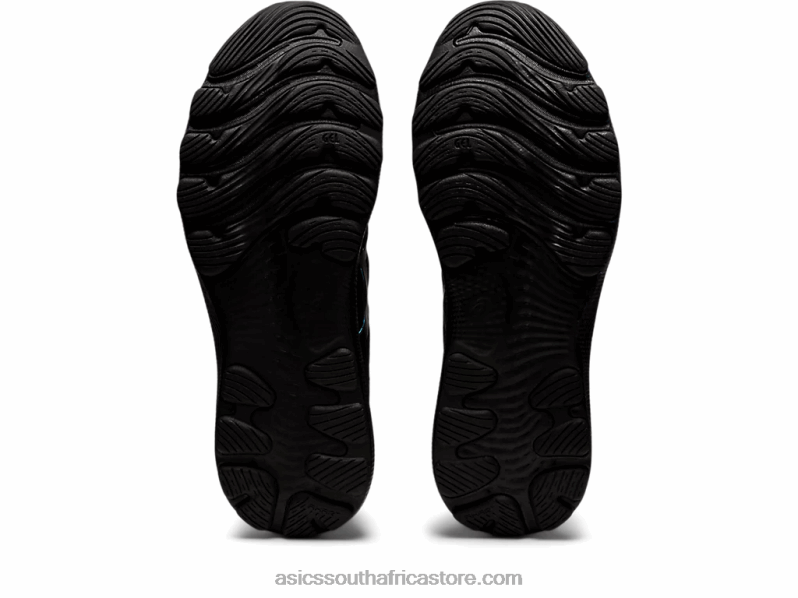 Men Asics Gel-Nimbus 24 Platinum LH4X0778 Black