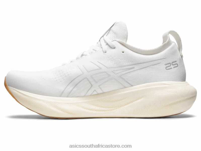 Men Asics Gel-Nimbus 25 LH4X012 White