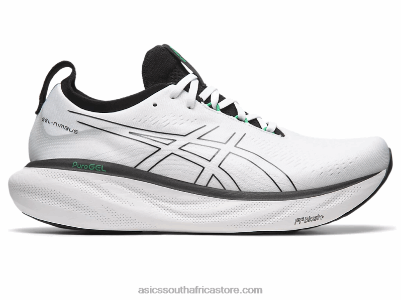 Men Asics Gel-Nimbus 25 LH4X0180 White/Black
