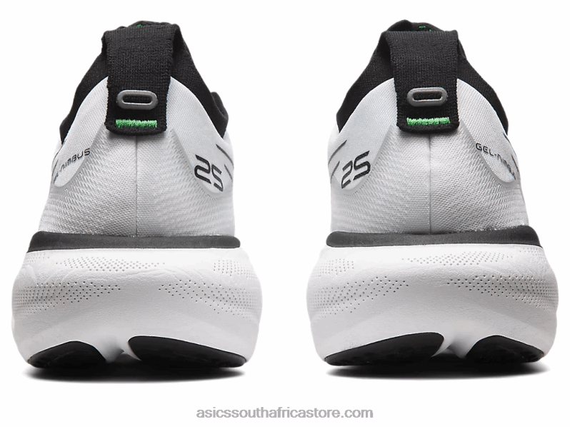 Men Asics Gel-Nimbus 25 LH4X0180 White/Black