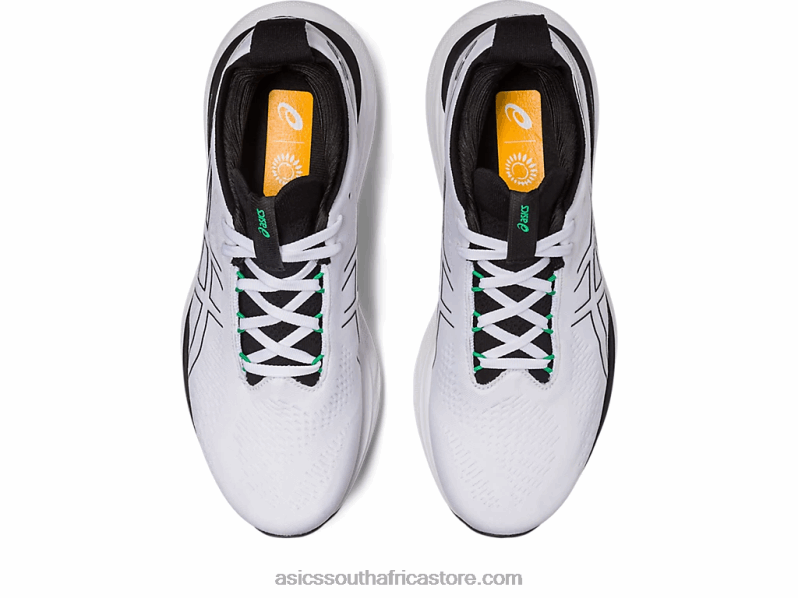 Men Asics Gel-Nimbus 25 LH4X0180 White/Black