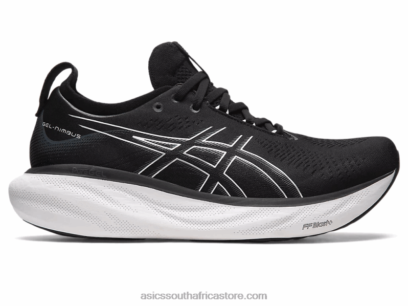 Men Asics Gel-Nimbus 25 LH4X0334 Black/Pure Silver
